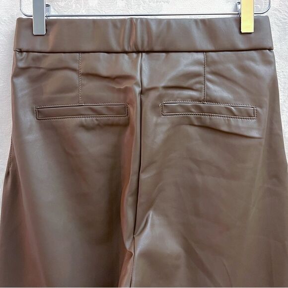 Blank NYC Women’s NWT Love Much Soft Vegan Leather Leggings In Brown Size 26 New - Picture 5 of 7